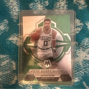 Basketball Card 2022-23 Panini Mosaic - Epic Performers Jayson Tatum #4
